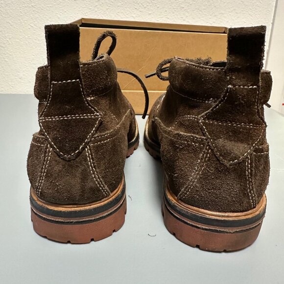 John Varvatos U.S.A. Mens Brown Suede Leather Lug Sole Eriksen Chukka Boots 9M - Picture 4 of 15